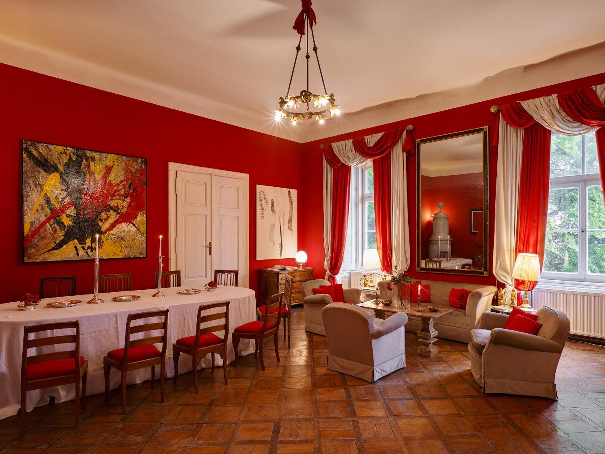 Schloss Hollenburg Aparte Apartments 크렘스안더다노 외부 사진