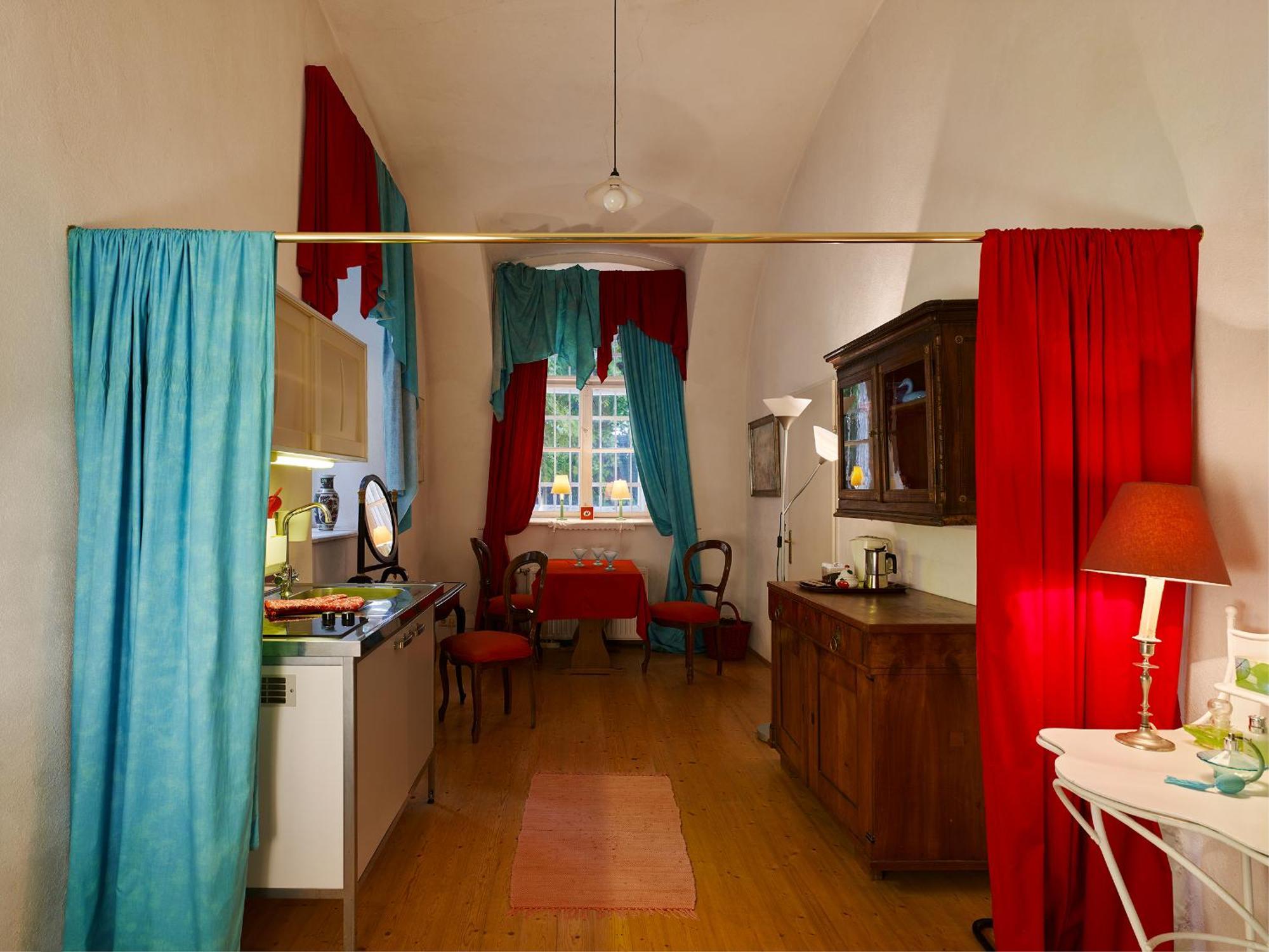 Schloss Hollenburg Aparte Apartments 크렘스안더다노 외부 사진