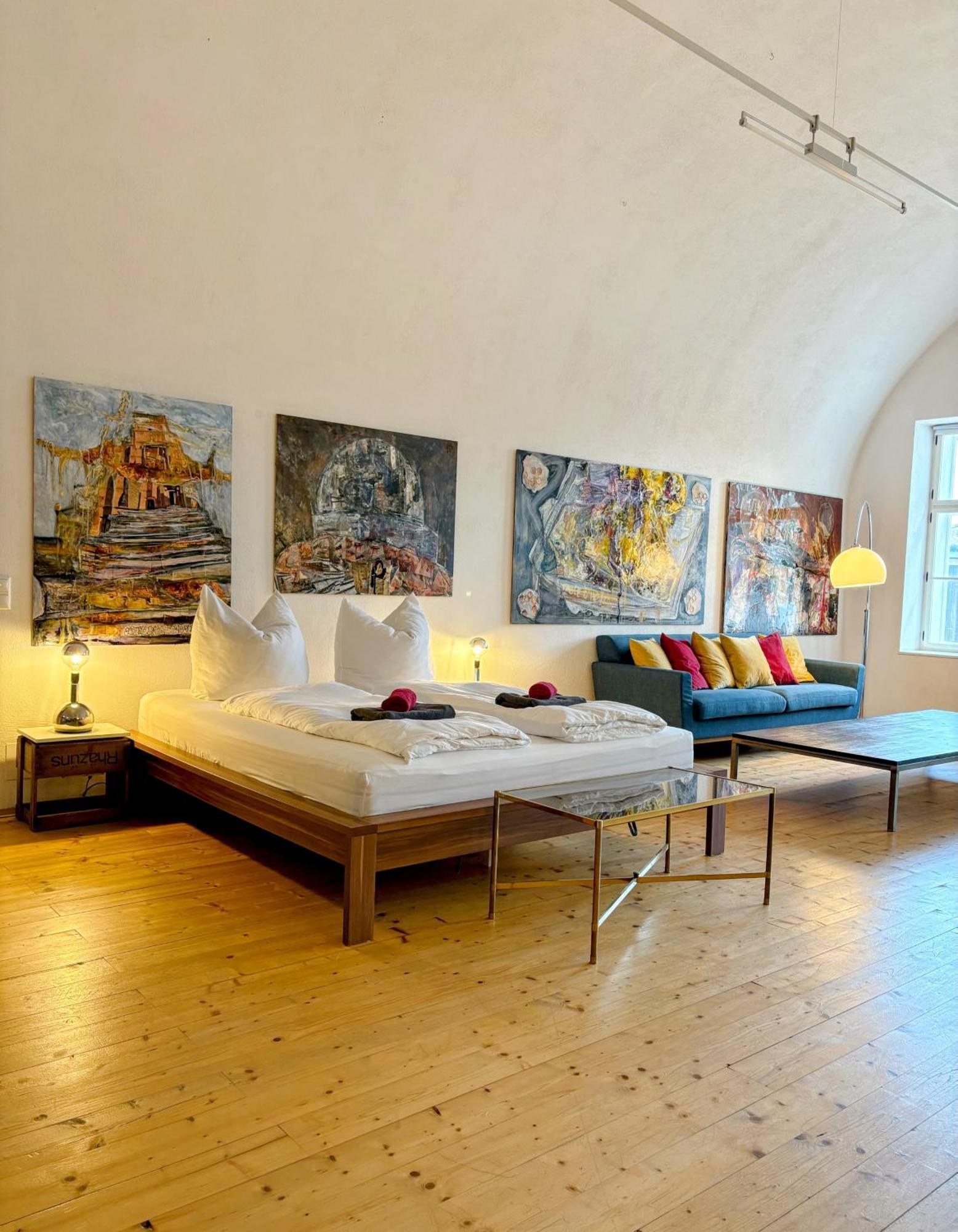 Schloss Hollenburg Aparte Apartments 크렘스안더다노 외부 사진